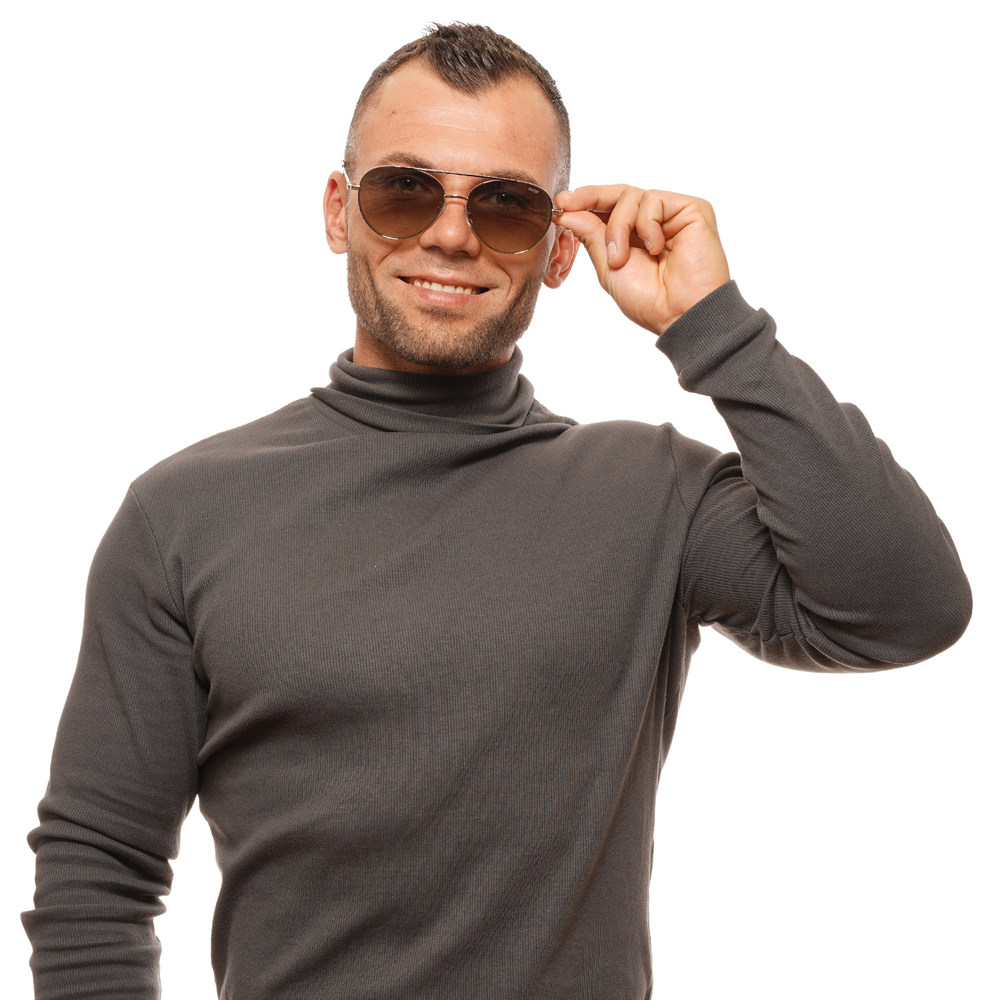 BMW Gold Men Sunglasses - Picture 4 of 4